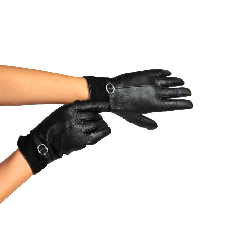 دستکش مشکی | دستکش چرمی زنانه | دستکش چرم | دستکش مناسب زمستان